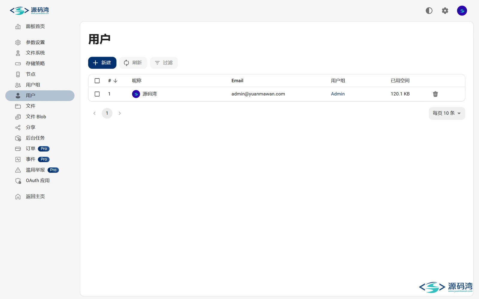 用户管理 - Cloudreve 网盘系统 v4.19.1:单个 exe,SQLite 零配置 用户管理 - Cloudreve 网盘系统 v4.19.1:单个 exe,SQLite 零配置