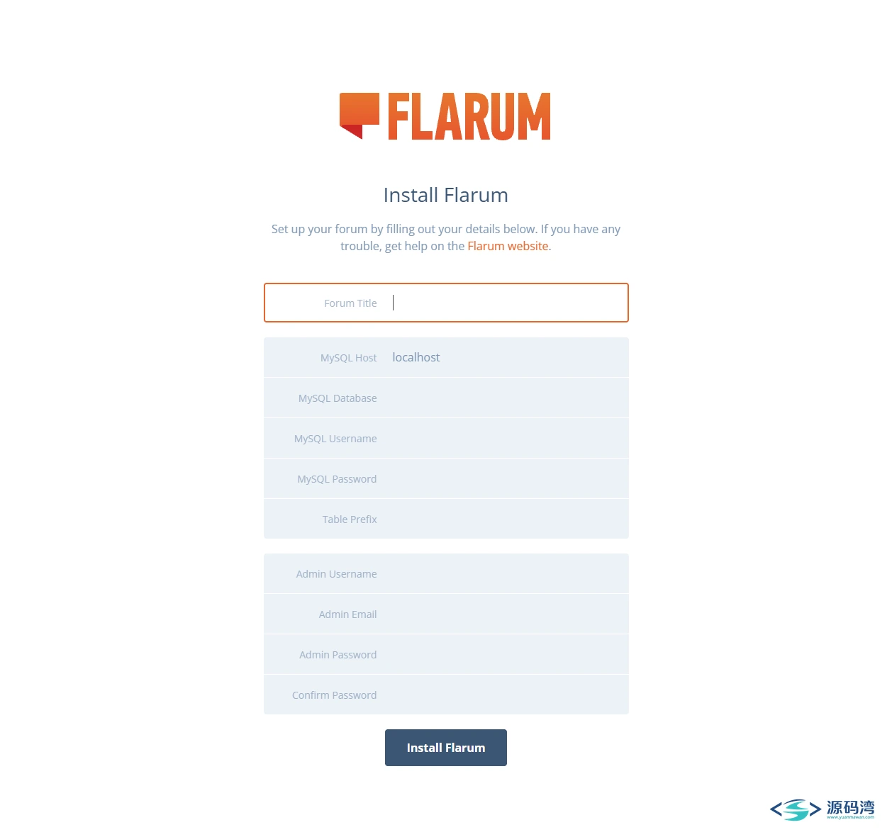 安装向导 - Flarum 论坛源码 v1.8.10 完整版:含 vendor,上传就能跑 安装向导 - Flarum 论坛源码 v1.8.10 完整版:含 vendor,上传就能跑