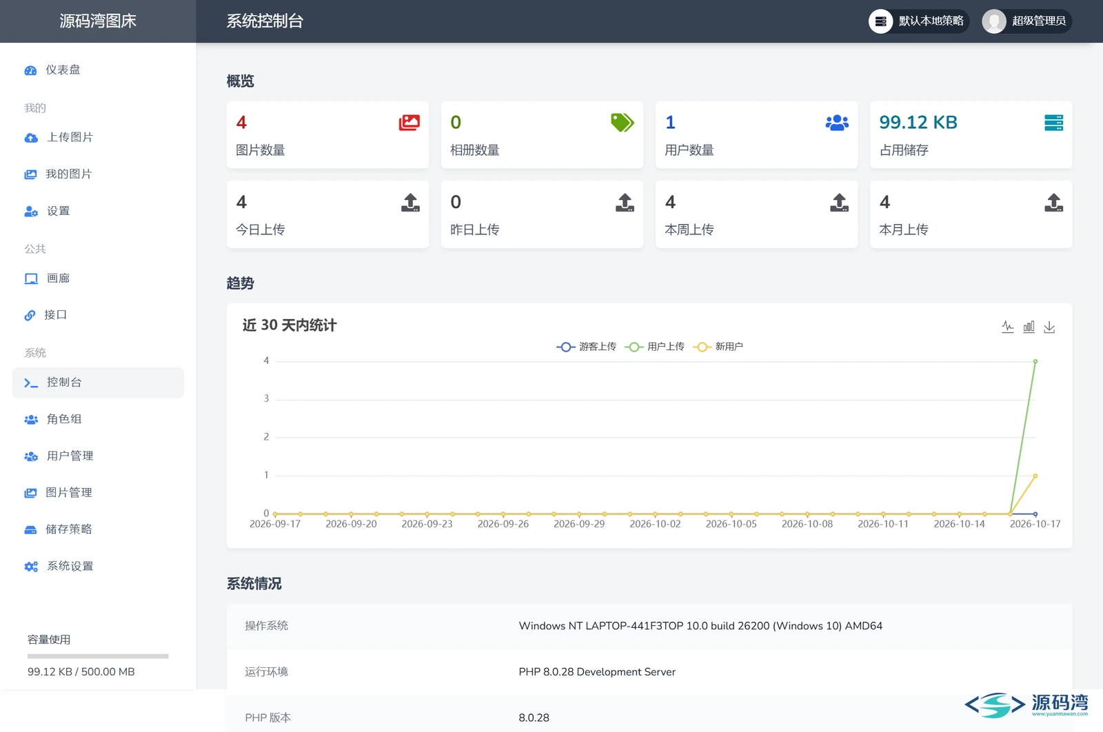 lsky-pro-11-管理后台-控制台 - 兰空图床源码:自建图片外链,10 种存储随便接 lsky-pro-11-管理后台-控制台 - 兰空图床源码:自建图片外链,10 种存储随便接