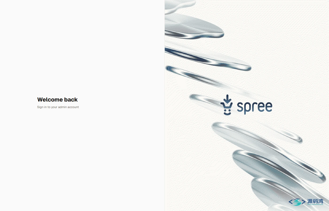 Spree 管理后台登录界面 Spree 管理后台登录界面